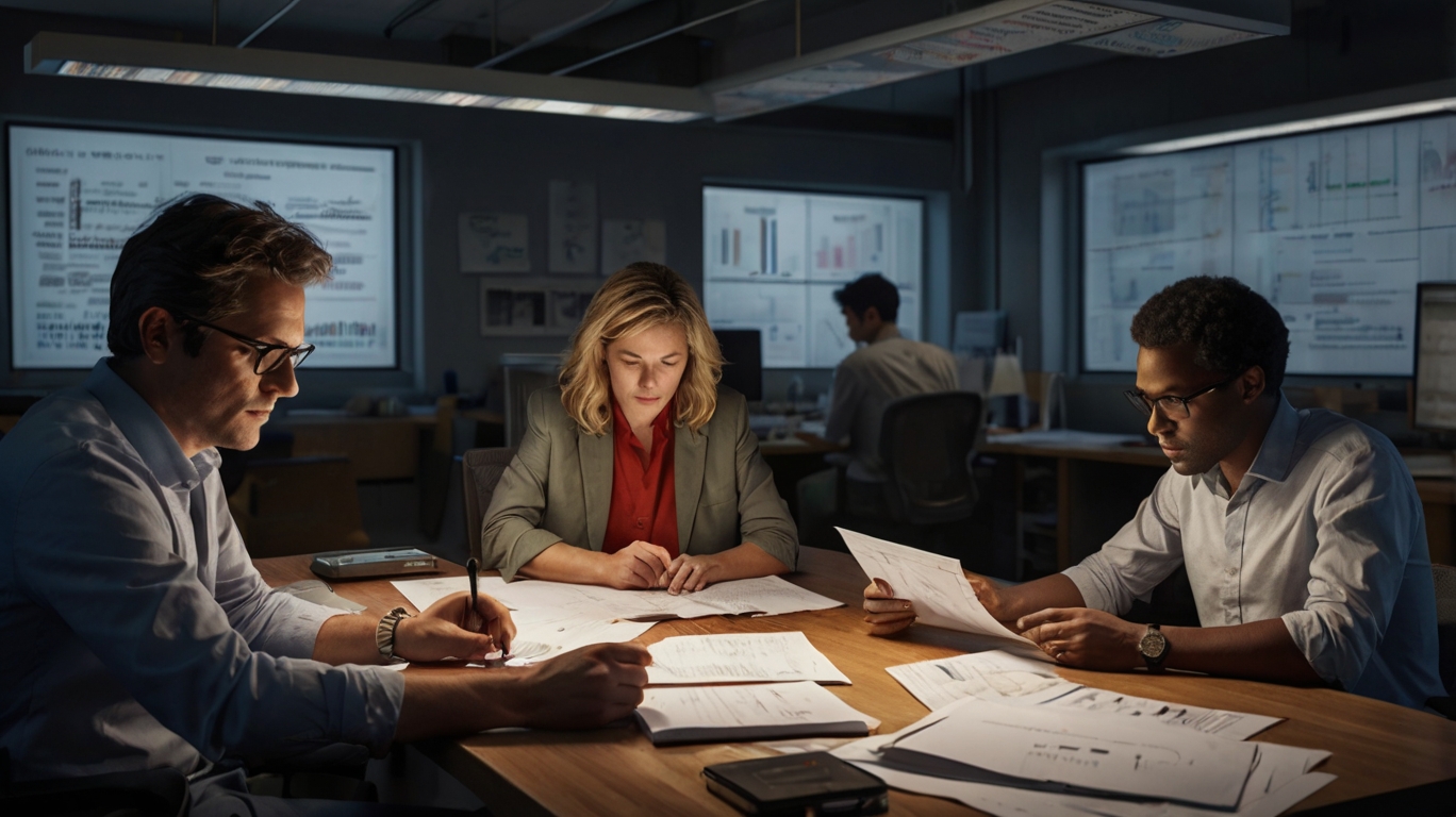 Financial experts team in Cape Town office